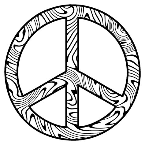 Simbolo paz   Dibujalia   Dibujos para colorear   Paz y No ...
