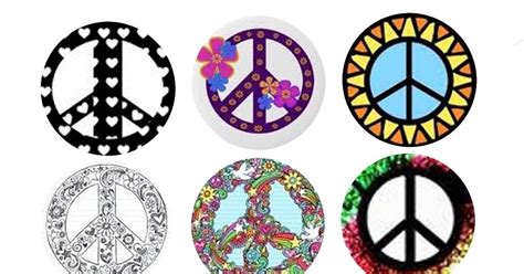 Símbolos de Paz y Amor con Diferentes Rellenos. | Oh My ...
