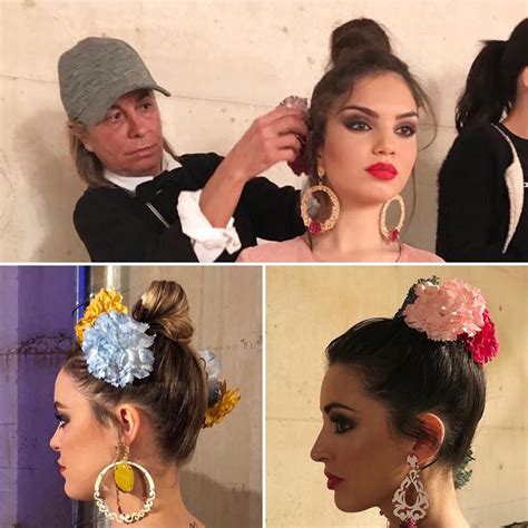 SIMOF 2018: tendencias de peinado para flamencas   moño ...