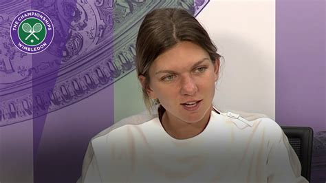 Simona Halep Wimbledon 2017 second round press conference ...