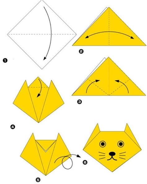 Simple origami for kids and their parents. Selection of ...