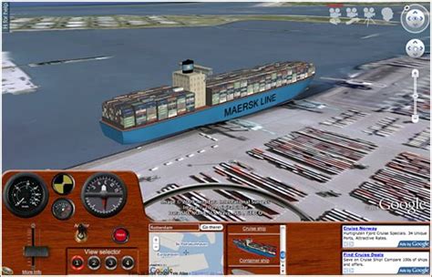 Simulador de barcos en Google Earth  versión web ...