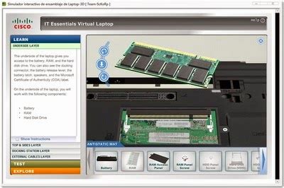 Simulador Ensamble Laptop Cisco Descarga gratis