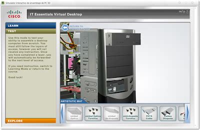 Simulador interactivo de ensamblaje de PC 3D   Identi