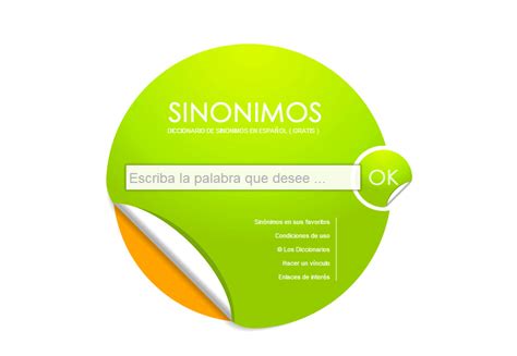 SINONIMOS   Diccionario de sinónimos en español | Recurso ...