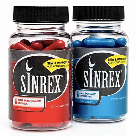 SINREX 3 Months Male Enhancement Pills Penis Enlargement ...