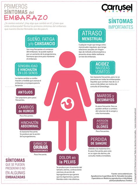 Síntomas del embarazo | Enclave femenino | Pinterest ...