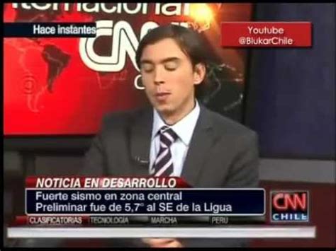 Sismo de 5,7° en vivo y en directo noticiero CNN Chile  11 ...
