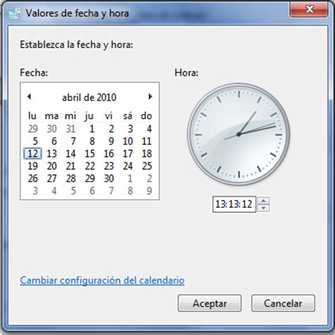 Sistema Operativo Windows: LA FECHA Y LA HORA DEL RELOJ ...
