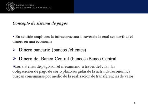 Sistemas de Pago y Operaciones del Banco Central   ppt ...