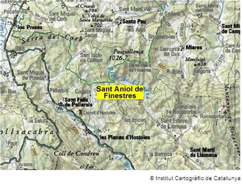 Situación geográfica de Sant Esteve de Llemena   Sant ...
