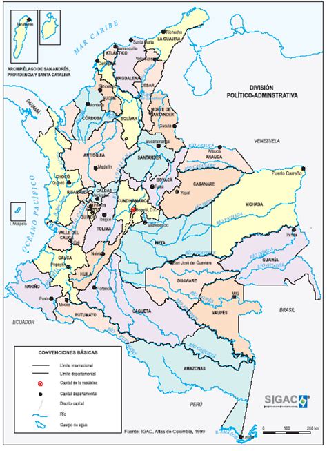 SITUACION GEOGRAFICA EN COLOMBIA