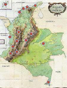 Situacion geografica y politica de Colombia