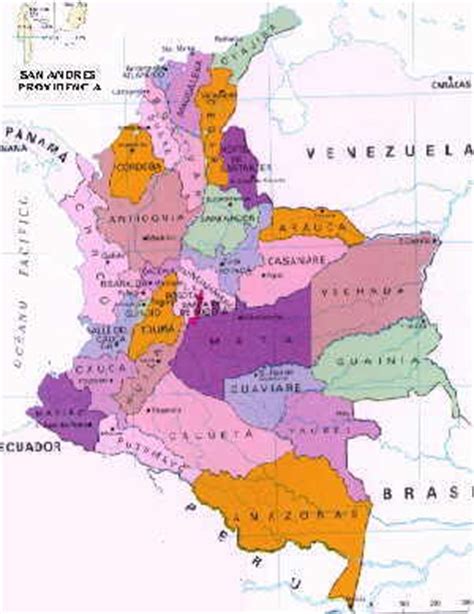 Situacion geografica y politica de Colombia