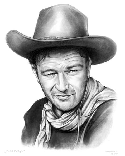 Sketch of the Day: John Wayne
