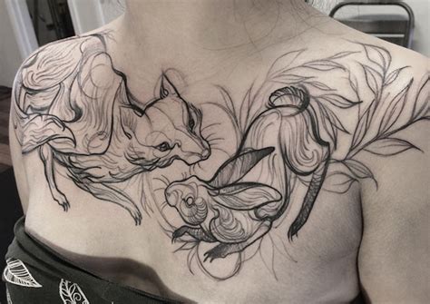 Sketch Tattoos That Look Like Pencil Drawings By Nomi Chi ...