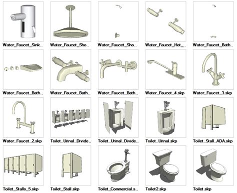Sketchup Plumbing 3D models download – CAD Design | Free ...
