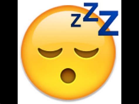 Sleeping emoji   YouTube