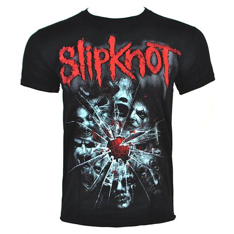 Slipknot Shattered T Shirt, Metal Band Tee, Slipknot Merch UK