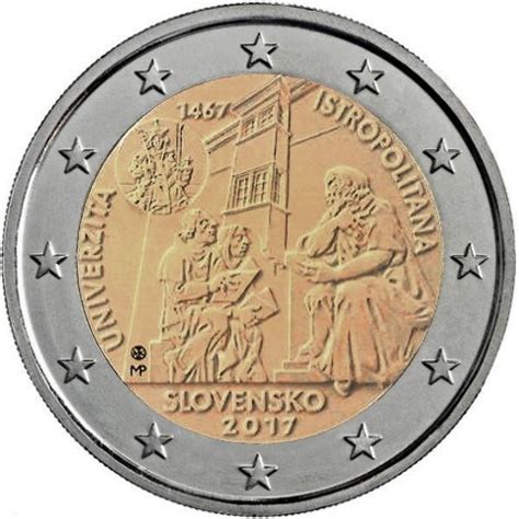 Slovakia 2 euro 2017   Academia Istropolitana [eur30491]