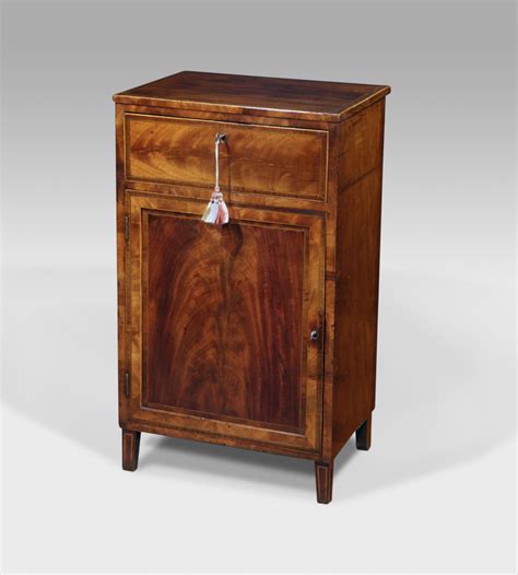 Small antique side cabinet, mahogany cupboard : Antique ...