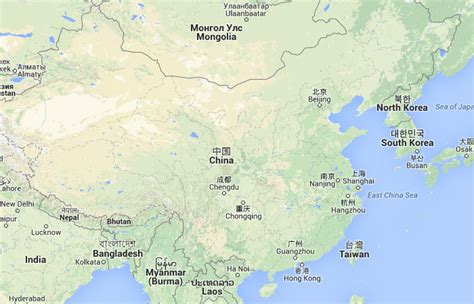 Mapa de China﻿, donde está, queda, país, encuentra ...