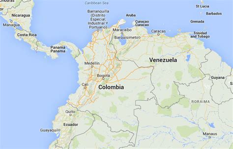 Mapa de Colombia﻿, donde está, queda, país, encuentra ...