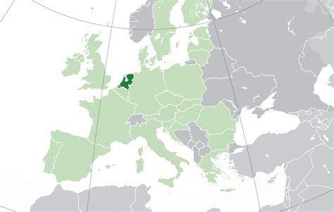 Mapa de Holanda  Países Bajos ﻿, donde está, queda, país ...