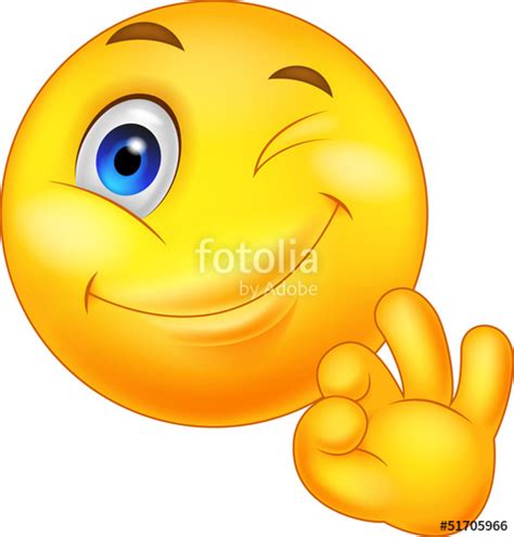 Smiley emoticon with ok sign  fichier vectoriel libre de ...