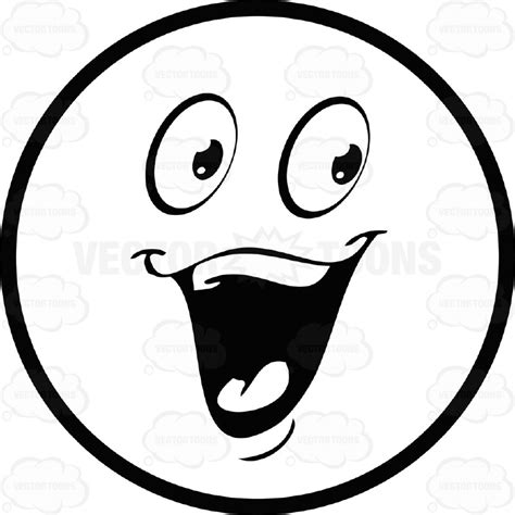 Smiley Face Black And White Laughing | Clipart Panda ...