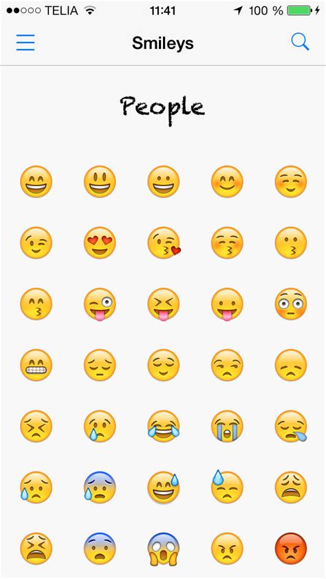 Smileys   Lookup Emoji names and meanings | Apps | 148Apps