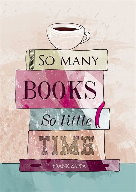 So many books so little time, Printable Poster, Frank ...