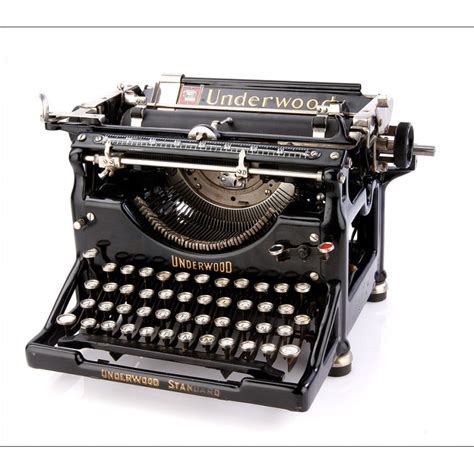 Soberbia Máquina de Escribir Antigua Underwood 5 con ...