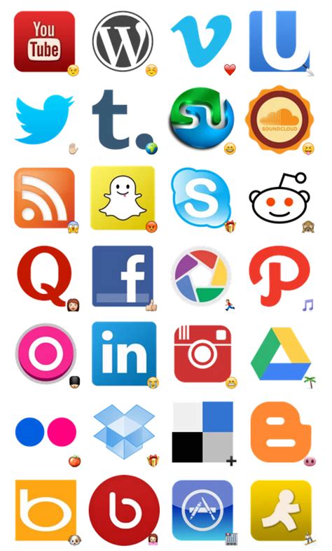 Social Media Stickers | Stickers Telegram