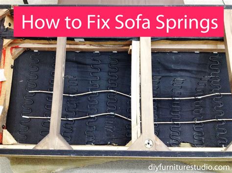 Sofa Spring Repair Tying Arc Springs Upholstery Resource ...