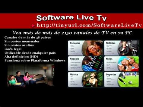 Software Live Tv  en español  tv por cable en tu ...