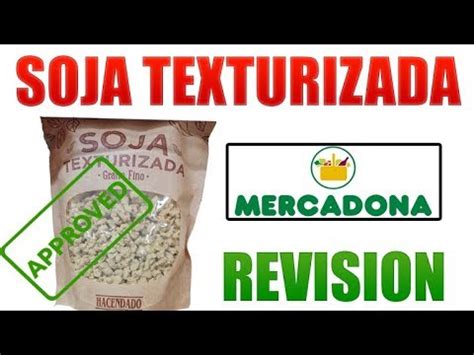 Soja texturizada Mercadona   Revisión   YouTube