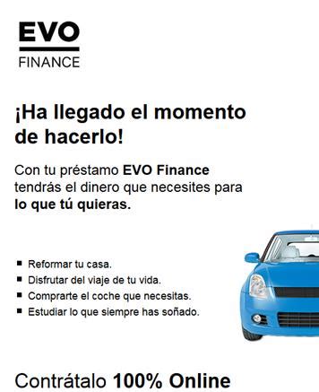 Solicitar Préstamo Personal Evo Finance 100% Online