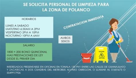 Solicito personal de limpieza en DF CDMX | Vivanuncios ...