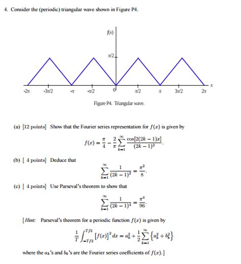 Solved: Consider The  periodic  Triangular Wave Shown In F ...