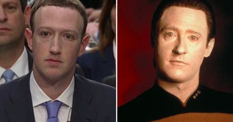 Someone Photoshopped Mark Zuckerberg as Data from  Star ...