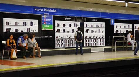 Sony, junto a JCDecaux, convierte el Metro de Madrid en ...