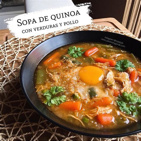 Sopa de quinoa con verduras y pollo   YANOESTOYGORDA by ...