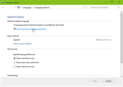 Soportes RD: Cambiar Idioma Windows 10