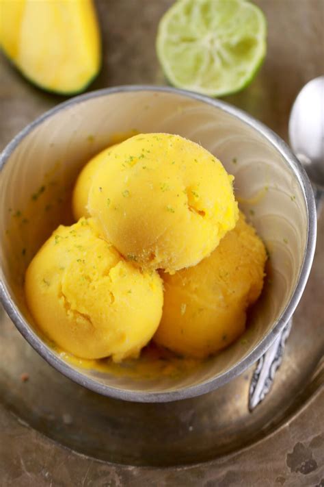 sorbet recipe without ice cream maker