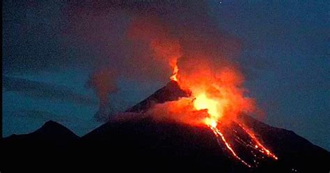 Sorprendentes imágenes ofrece la explosión del volcán de ...