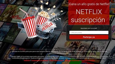 Sorteo Netflix 2018 gratis y online: condiciones del concurso