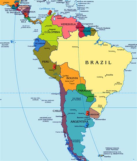 South America : Countries – Capitals – Currencies ...