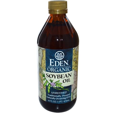 soybean oil eden foods organic soybean oil unrefined 16 fl ...