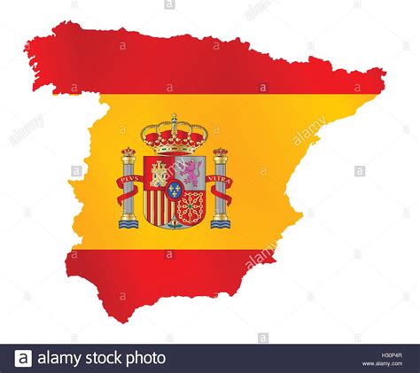 Spain Map Outline Stock Photos & Spain Map Outline Stock ...